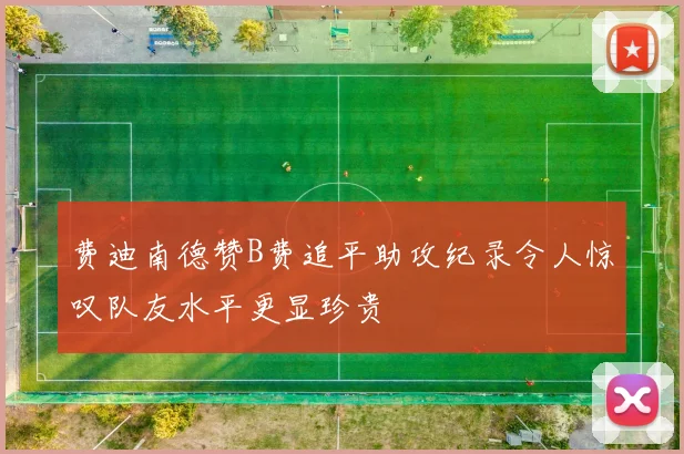 费迪南德赞B费追平助攻纪录令人惊叹队友水平更显珍贵